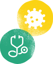 Icon Stethoskop und RSV